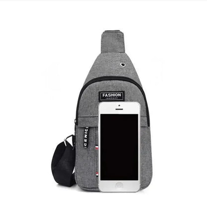 Men’s Crossbody Sling Bag –Travel Chest Pack for Running, Hiking & Everyday Carry