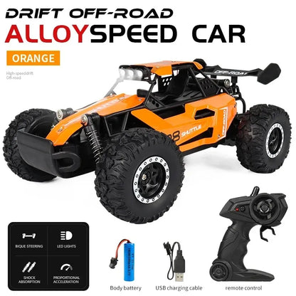 High-Speed 1:16 Off-Road RC Car – 2WD 12 MPH Off-Road RC car with LED Lights