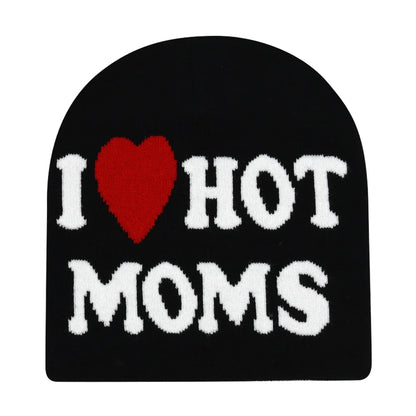 Graphic Knit Beanie for Adults – Warm Winter Streetwear with Bold Letter & Icon Designs