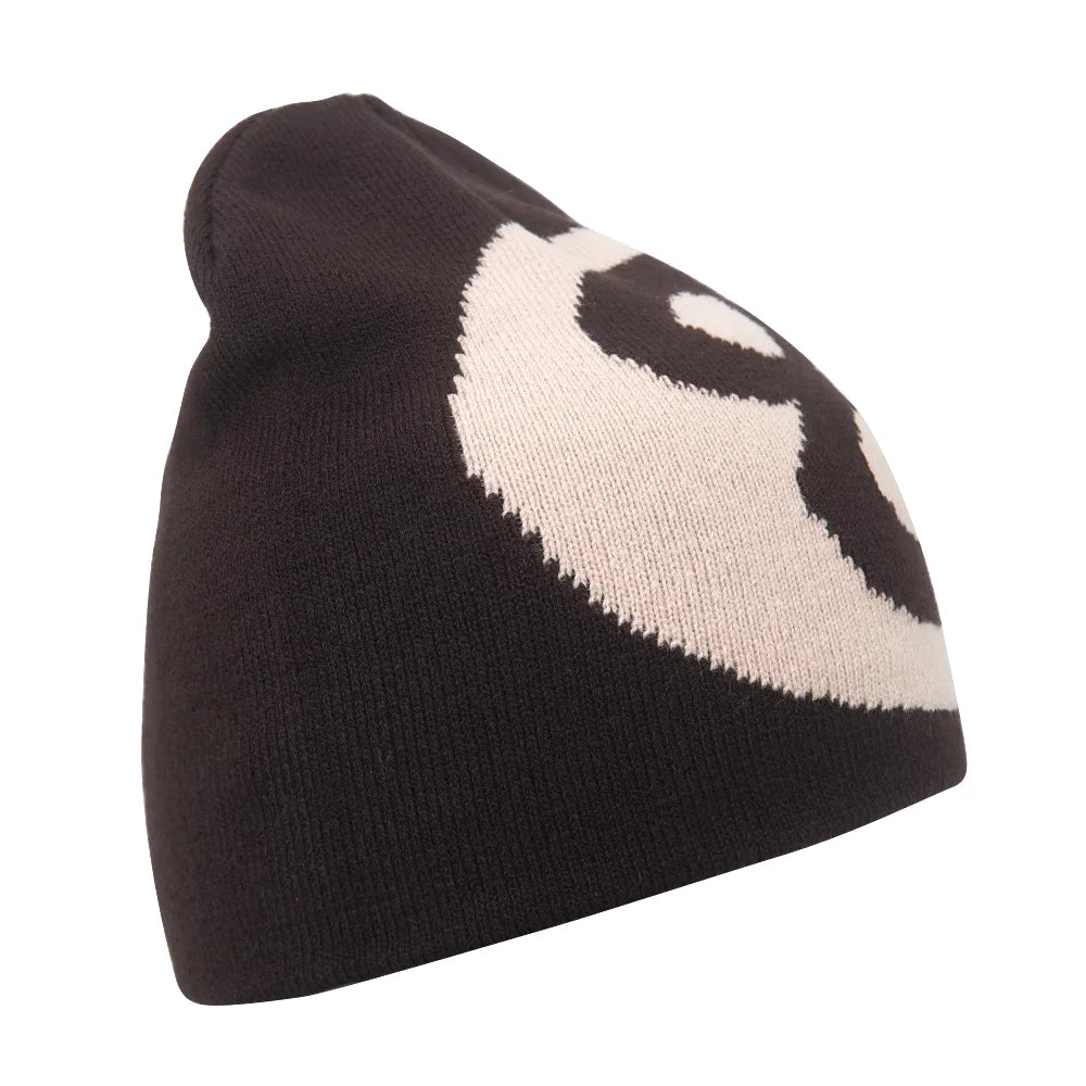 Graphic Knit Beanie for Adults – Warm Winter Streetwear with Bold Letter & Icon Designs
