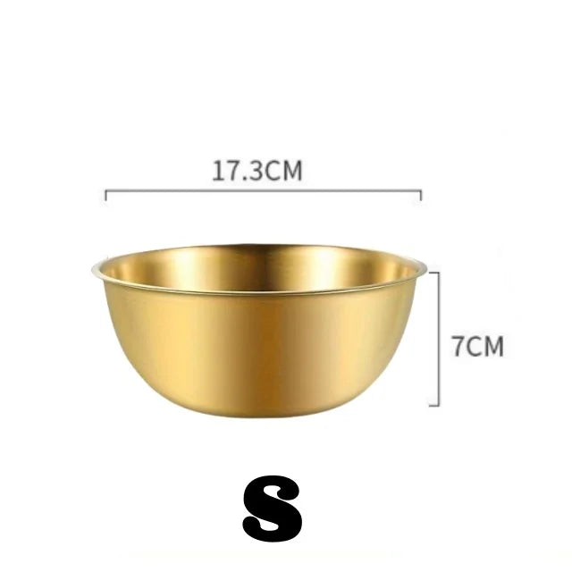 Stainless Steel Mixing Bowl Set with Measurement Scale – Non-Slip, Prep & Baking Bowls (1–3 Piece Options)