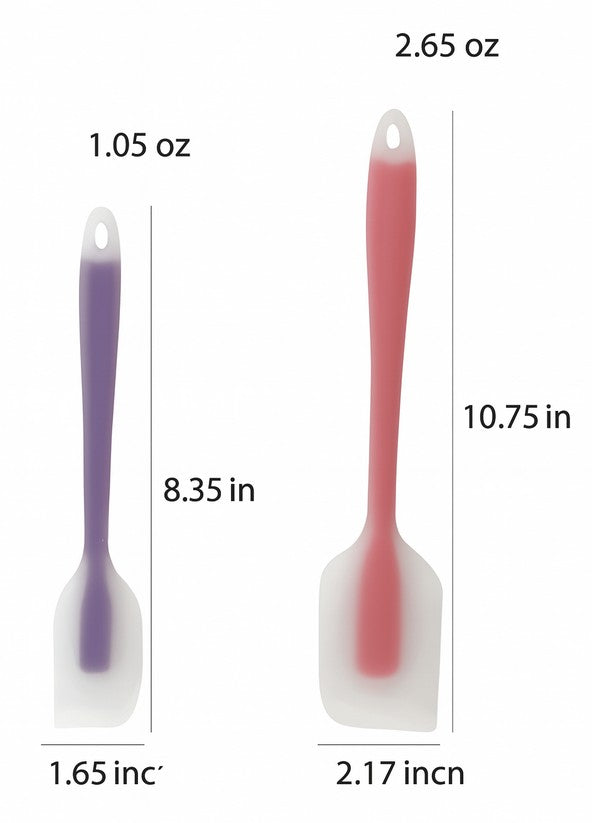 Premium Silicone Cake Scraper Spatula – Heat-Resistant Non-Stick Baking