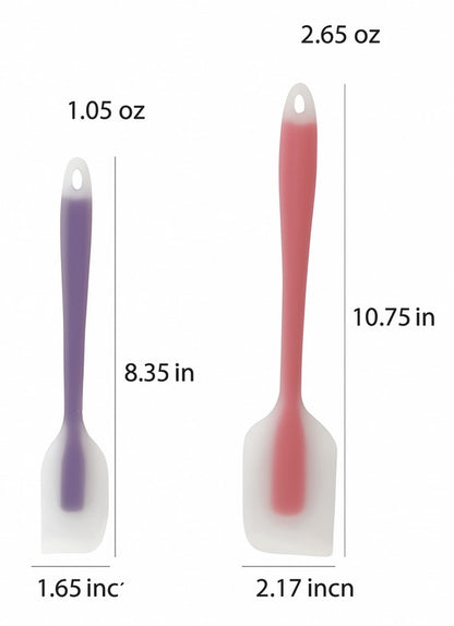 Premium Silicone Cake Scraper Spatula – Heat-Resistant Non-Stick Baking