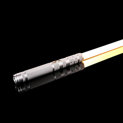 RGB Metal Dueling Lightsaber – Smooth Swing LED Sword with 16 Colors & 16 Sound FX