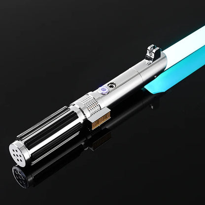 RGB Metal Dueling Lightsaber – Smooth Swing LED Sword with 16 Colors & 16 Sound FX