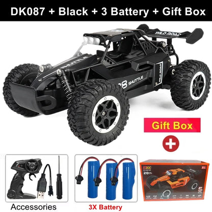 1:16 Scale Off-Road RC Racing Truck – 20 MPH LED Drift Car with 2.4G Remote