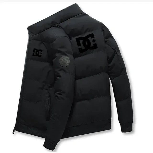 Men’s Insulated Winter Puffer Jacket – Ultra-Warm Fleece Interior & Windproof