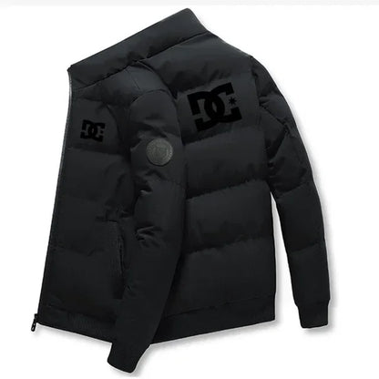 Men’s Insulated Winter Puffer Jacket – Ultra-Warm Fleece Interior & Windproof