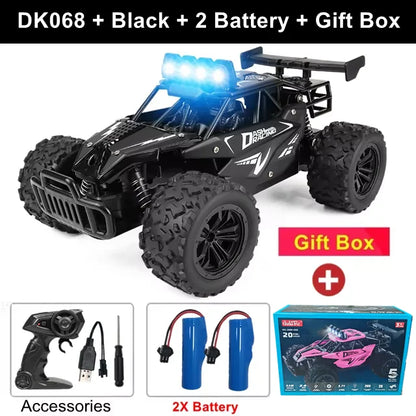 1:16 Scale Off-Road RC Racing Truck – 20 MPH LED Drift Car with 2.4G Remote