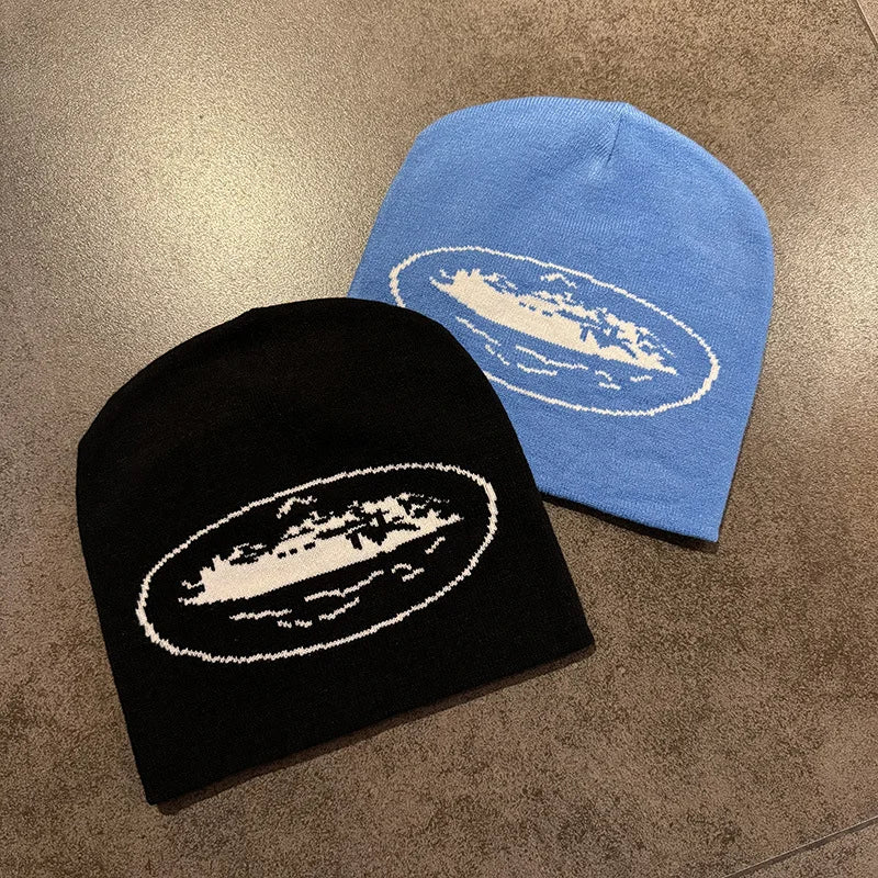 Cruise Logo Knit Beanie – Warm Streetwear Hat for Unisex Hip-Hop Skullcap