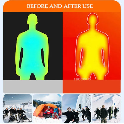 17-Zone Heated Unisex Hoodie  – USB Electric Heating Sweatshirt for Winter, Camping, Work & Outdoor Weather