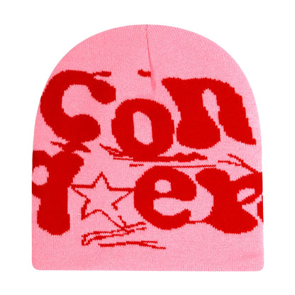 Graphic Knit Beanie for Adults – Warm Winter Streetwear with Bold Letter & Icon Designs