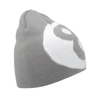 Graphic Knit Beanie for Adults – Warm Winter Streetwear with Bold Letter & Icon Designs