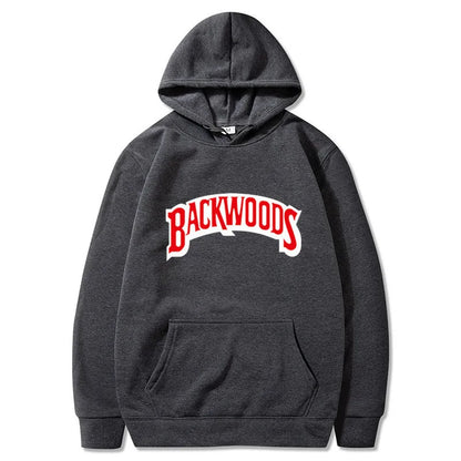 Backwoods Graphic Hoodie – Unisex Streetwear Sweatshirt, Hip-Hop Style