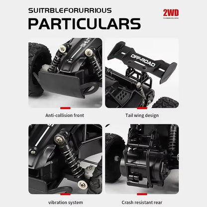 1:16 Scale Off-Road RC Racing Truck – 20 MPH LED Drift Car with 2.4G Remote