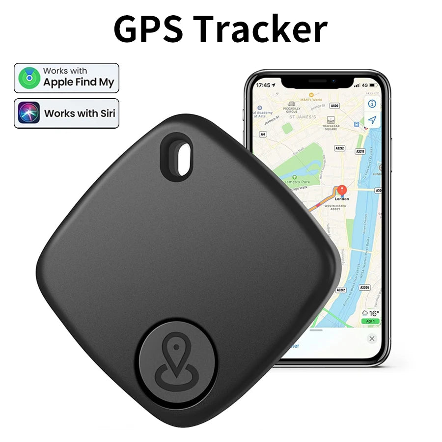 Mini Bluetooth Smart Tracker | Apple Find My Compatible Anti-Loss Tag for Pets, Kids, Keys & Bags