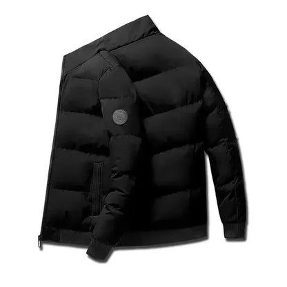 Men’s Insulated Winter Puffer Jacket – Ultra-Warm Fleece Interior & Windproof