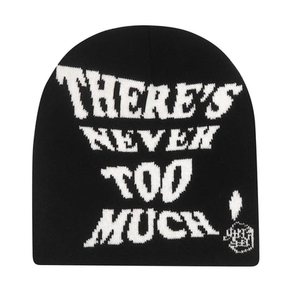 Graphic Knit Beanie for Adults – Warm Winter Streetwear with Bold Letter & Icon Designs