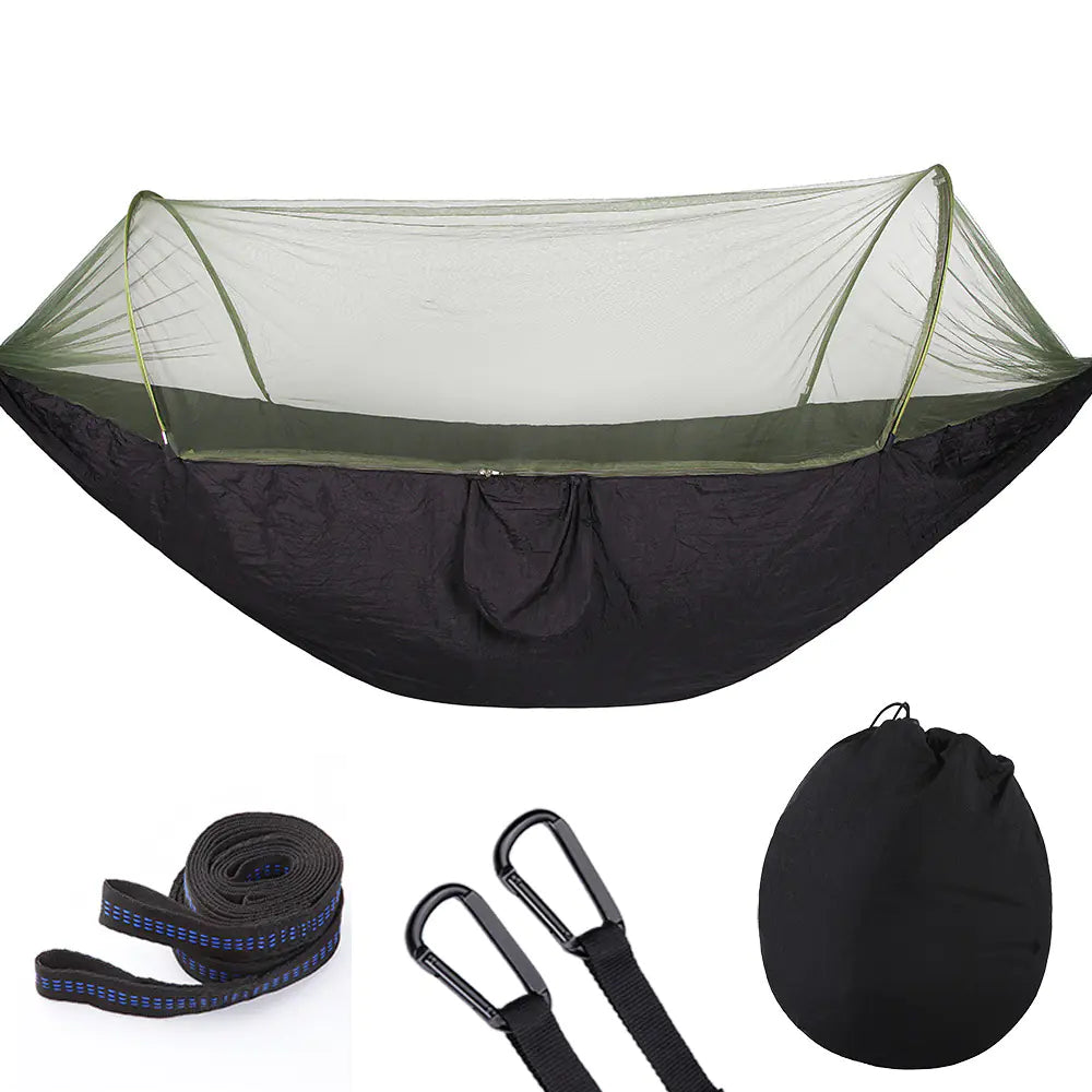 Outdoor Camping Parachute Fabric Mosquito Net Hammock